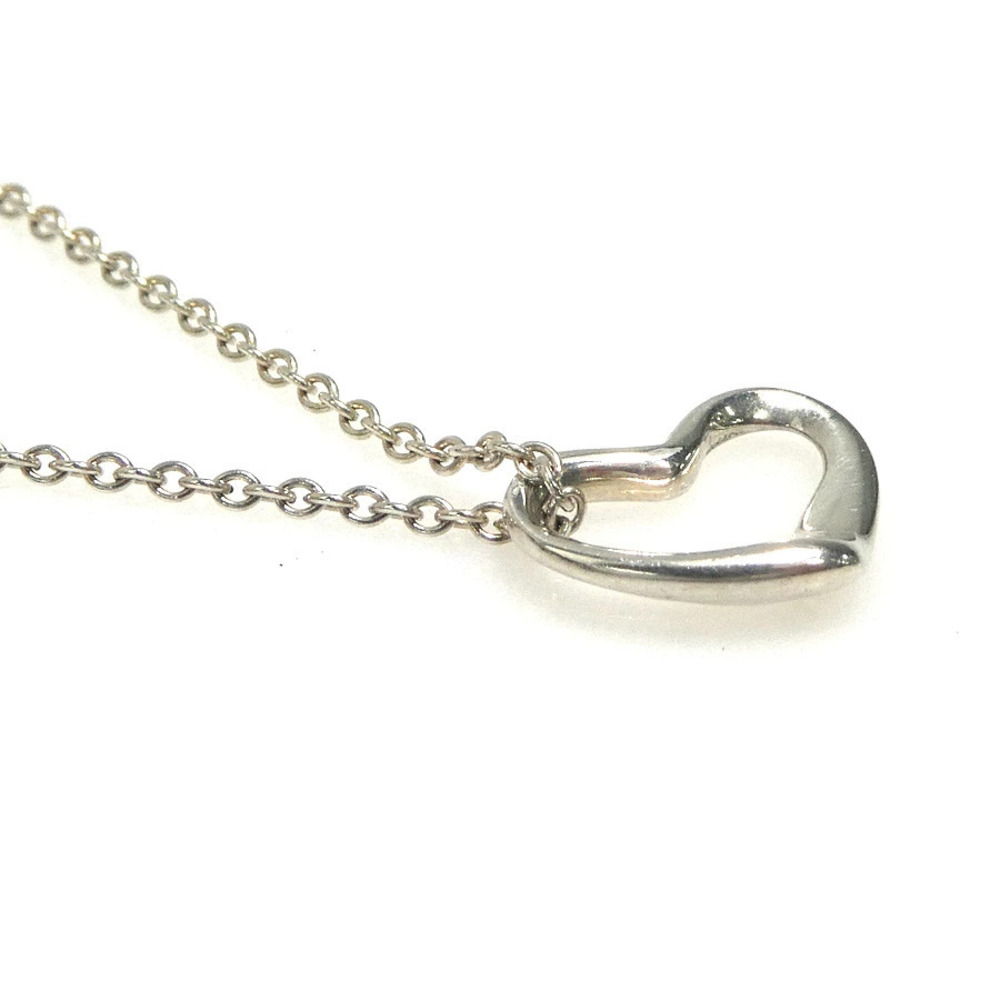 Tiffany Co Open Heart Necklace Sterling Silver
